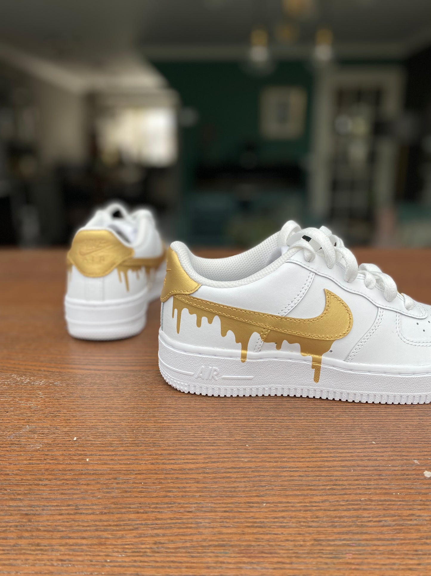 CUSTOM AF1 GOLD DRIP.