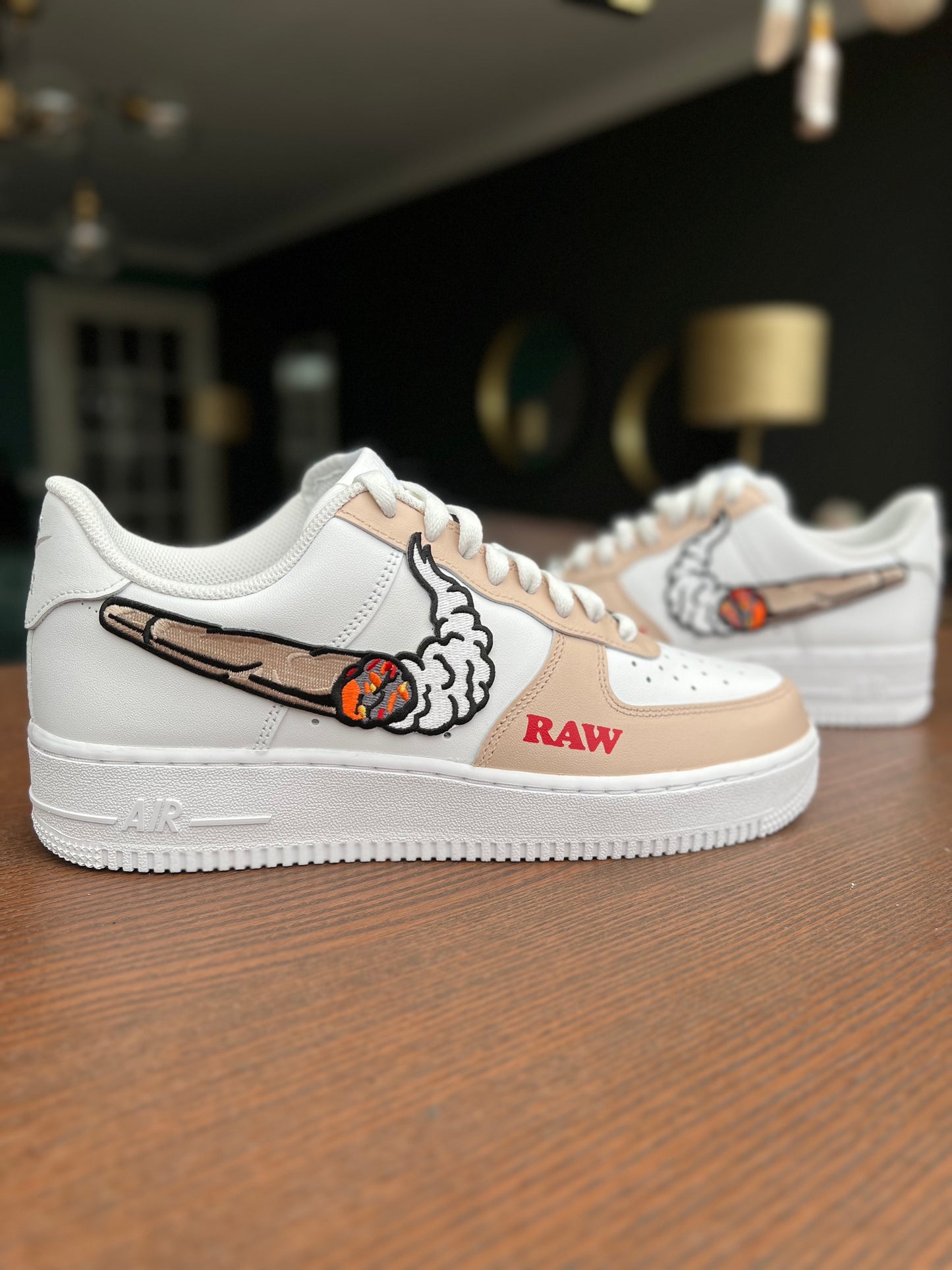 CUSTOM AF1 420 BEIGE.