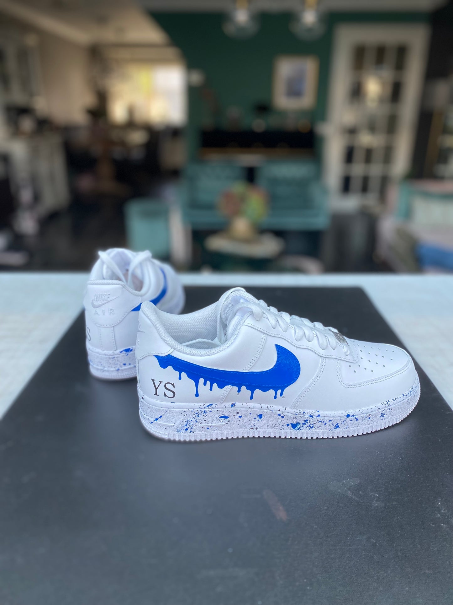 CUSTOM AF1 BLUE DRIP.