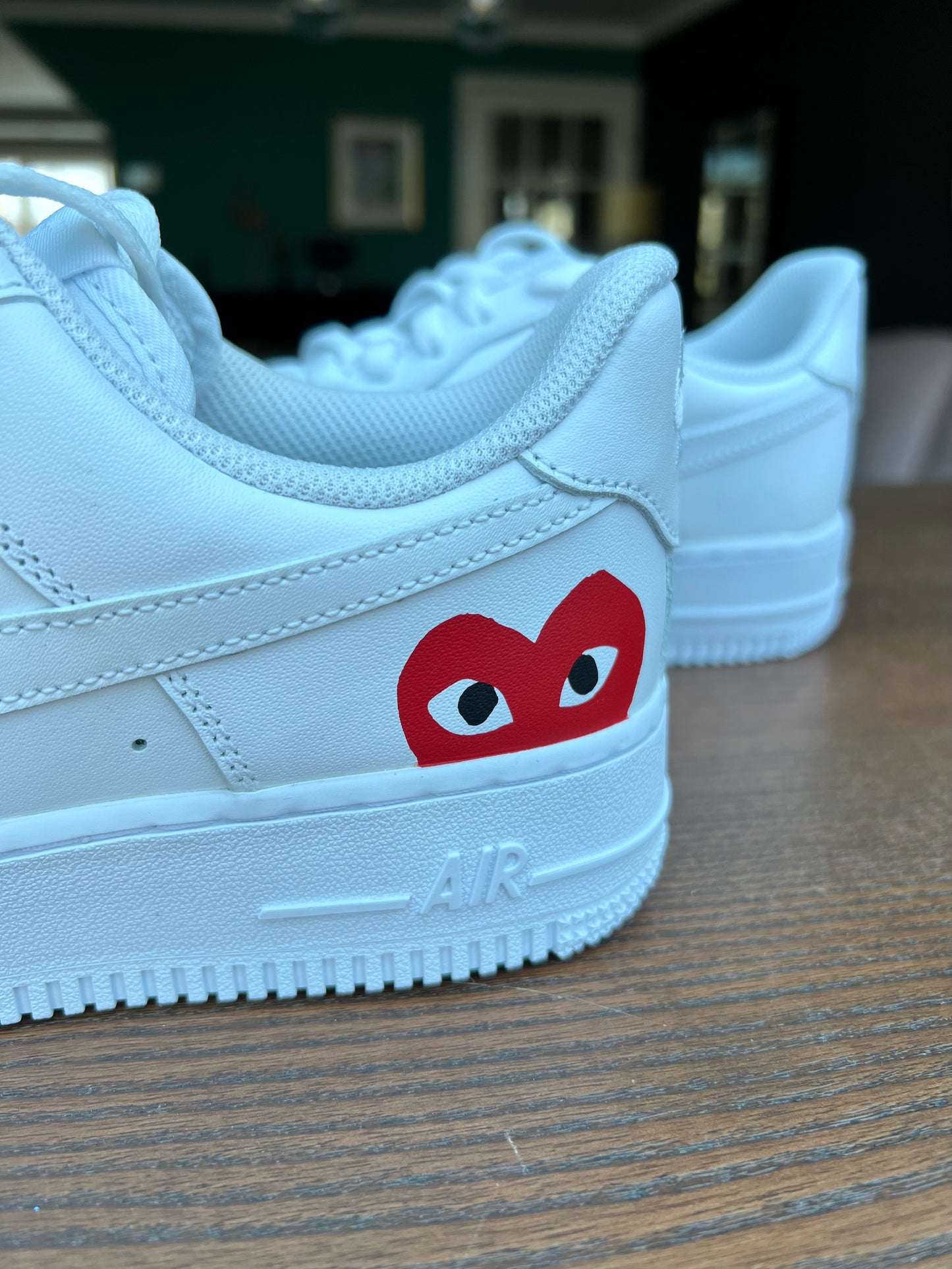 CUSTOM AF1 CDG RED.