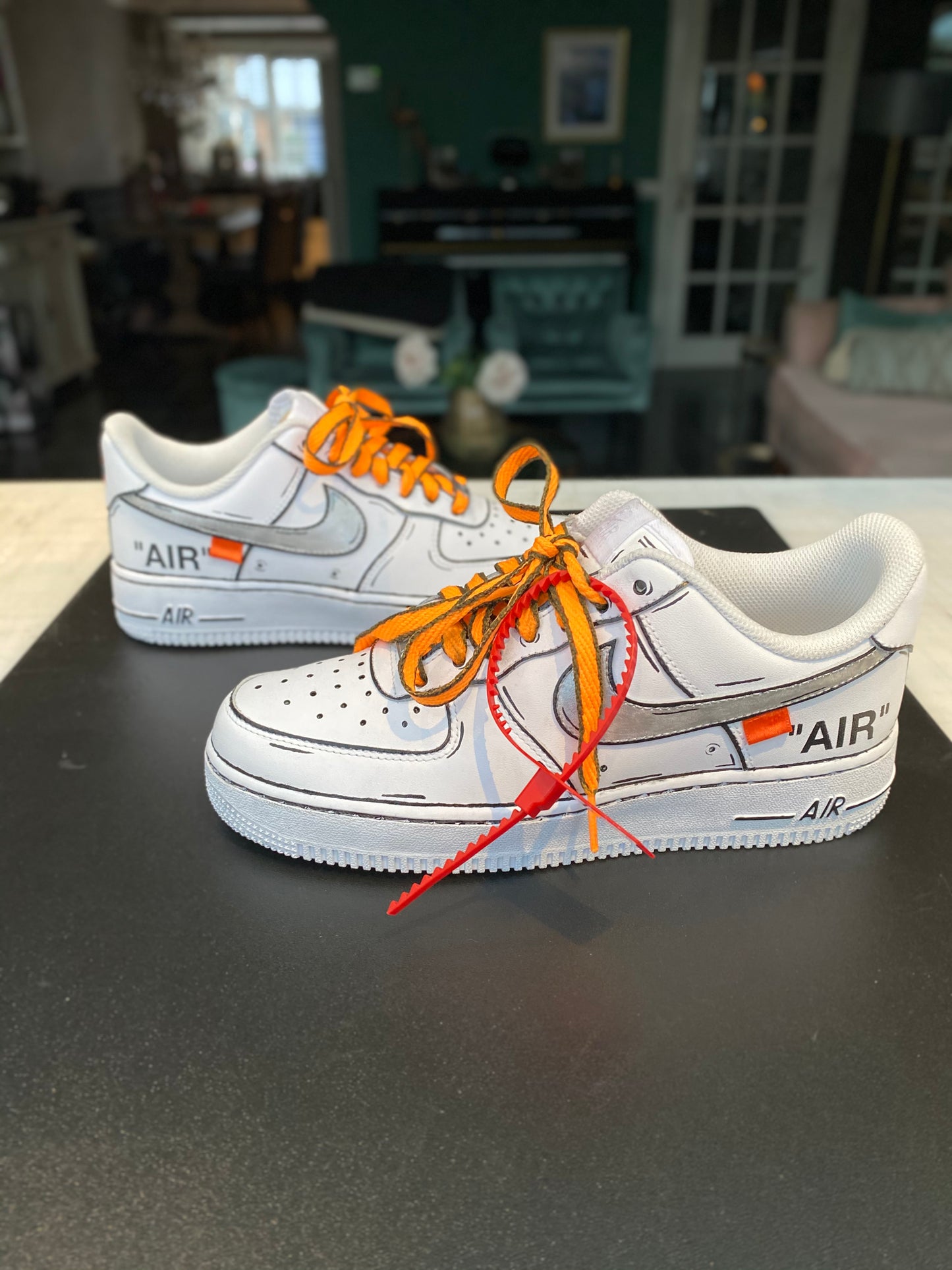 Off white custom af1 on sale